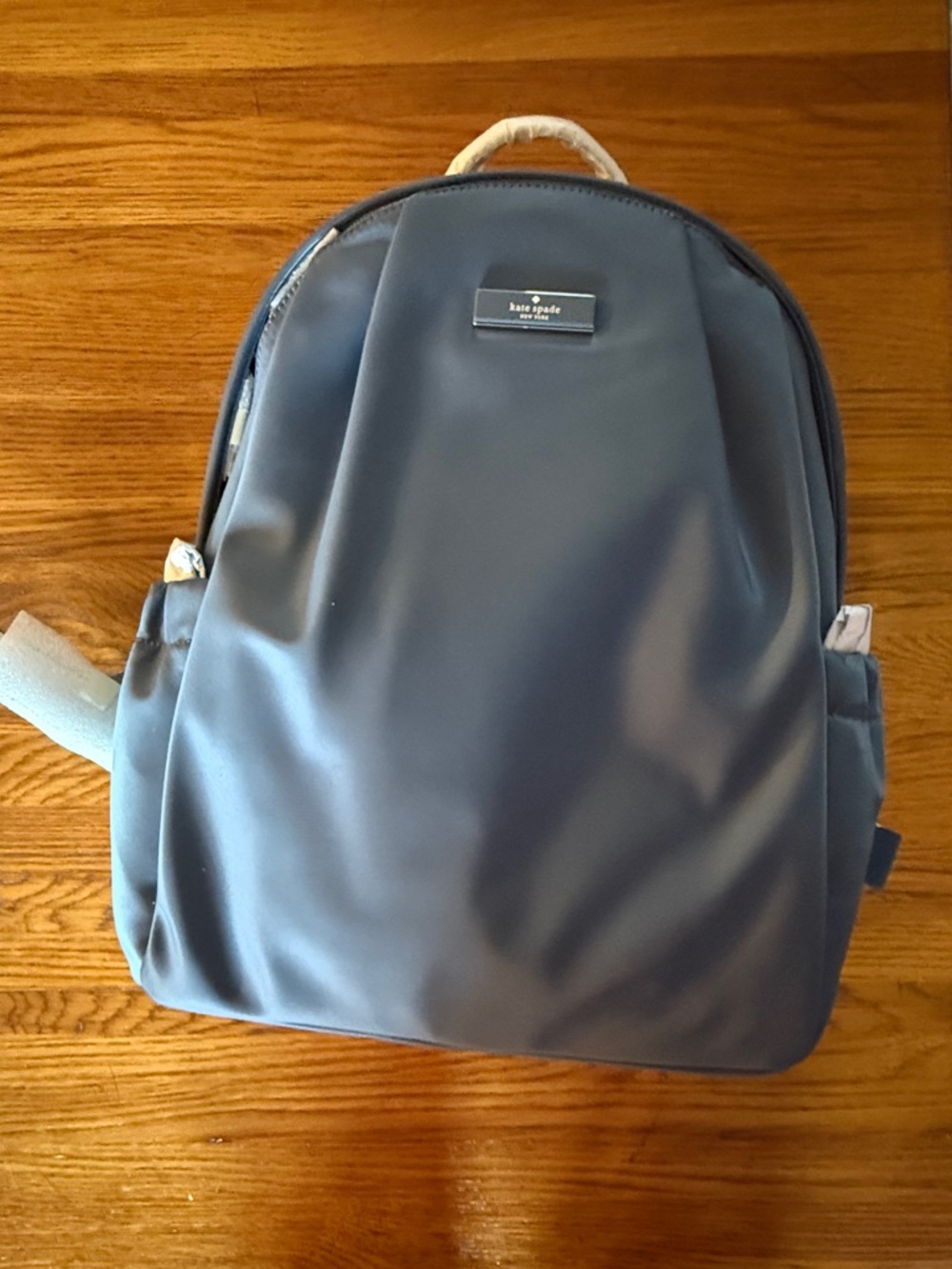 kate spade navy blue Carter nylon large backpack